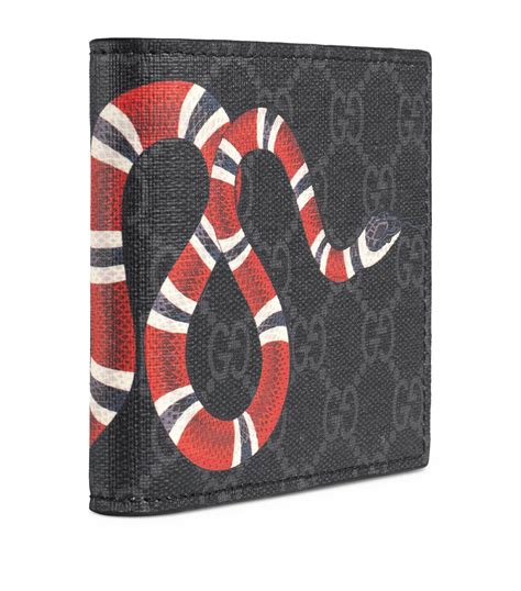 gg supreme wallet gucci|authentic Gucci snake wallet.